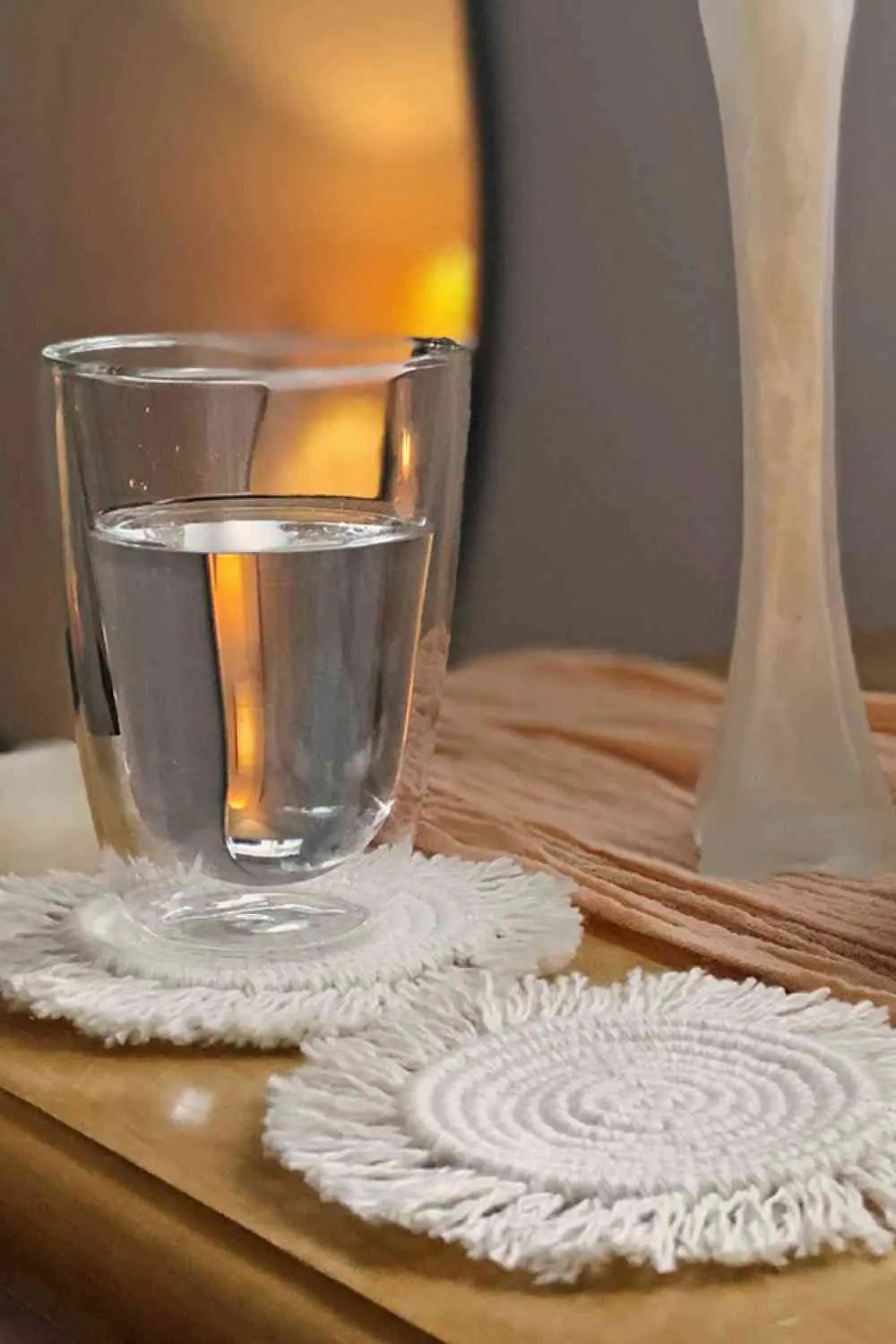 Macrame Round Cup Mat