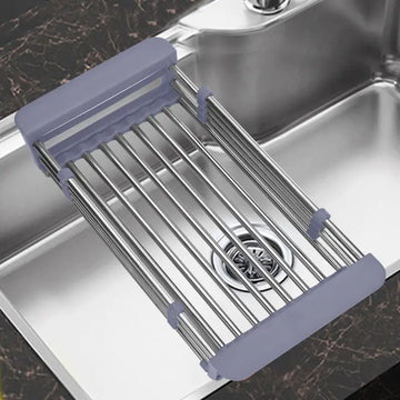 Adjustable Stainless Steel Over Sink Basket